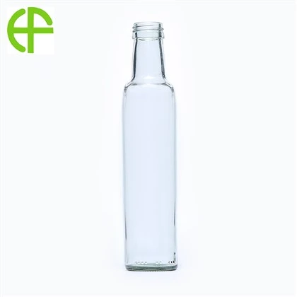 250ml oq dumaloq zig'ir moyi shisha shishasi