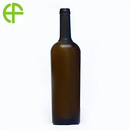 750ml Olive Green King quruq sharob shishasi