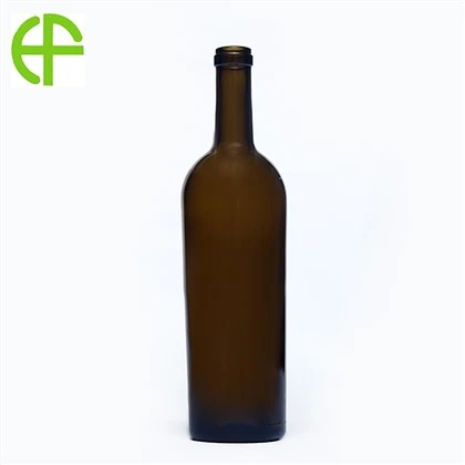 750ml Olive Green Shacheng 992 vino shishasi